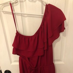 NWT off the shoulder Romper